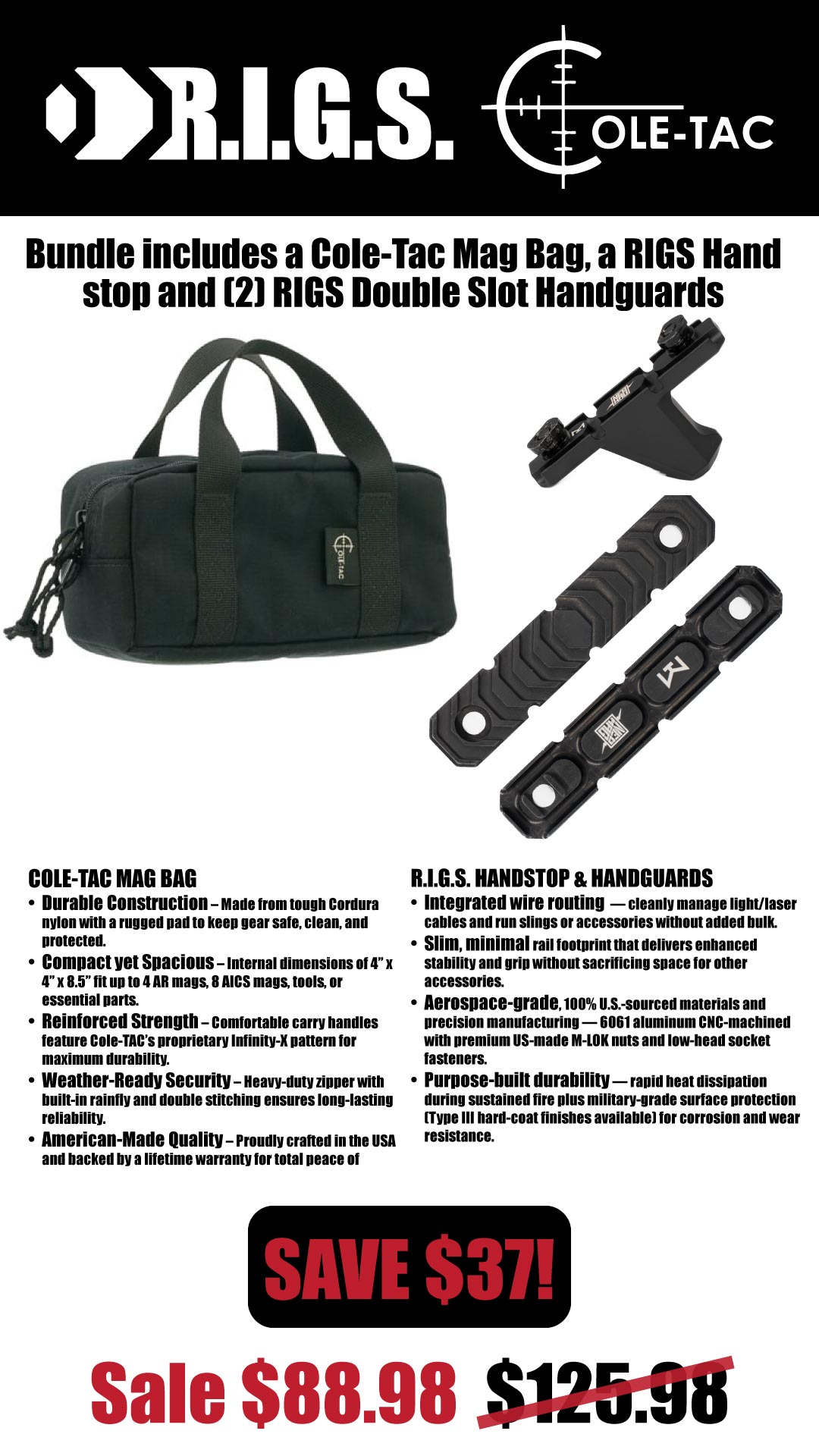 R.I.G.S. and ColeTac Mag Bag Bundle - Image 2