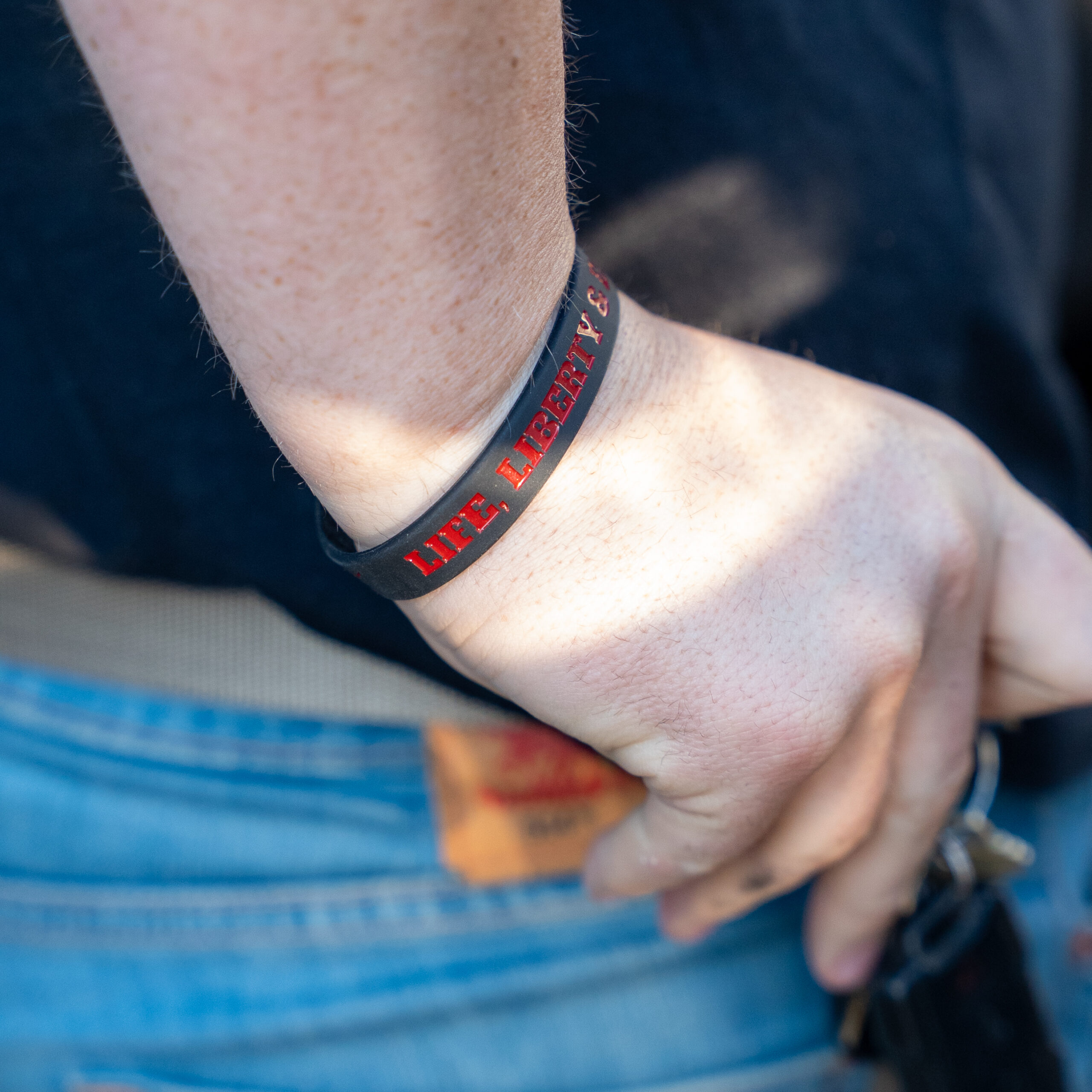 Life Liberty & Equipped wrist band - Image 6